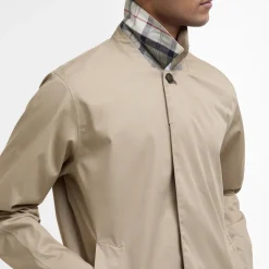 Coats|Jackets|Barbour Short Rokig Waterproof Canvas Jacket - S