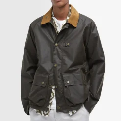 Jackets|Coats|Castañer Barbour Utility Spey Waxed Cotton Jacket - XL