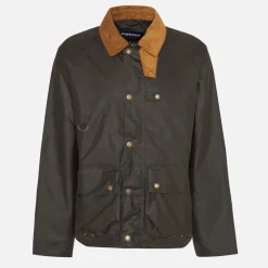 Jackets|Coats|Castañer Barbour Utility Spey Waxed Cotton Jacket - XL