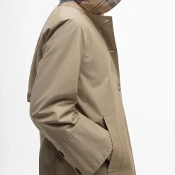 Jackets|Coats|Vagabond Shoemakers Barbour Women's Barbour Beatrix Showerproof Trench - Light Trench/Sky Dress Tartan - 10