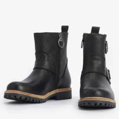 Boots|Dr. Martens Barbour Women's Bramble Waterproof Leather Biker Boots - UK 3