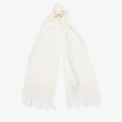 Scarves|Dr. Martens Barbour Women's Lambswool Woven Scarf - Cream