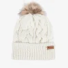 Hats|Barbour Women's Penshaw Cable Knit Beanie - Cloud