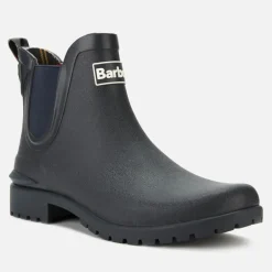 Boots|Hunter Barbour Women's Wilton Chelsea Wellies - Navy - UK 3