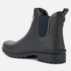 Boots|Hunter Barbour Women's Wilton Chelsea Wellies - Navy - UK 3
