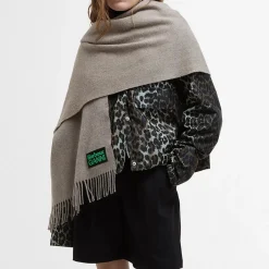 Scarves|Barbour x GANNI Wool Fringe Scarf
