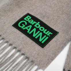 Scarves|Barbour x GANNI Wool Fringe Scarf