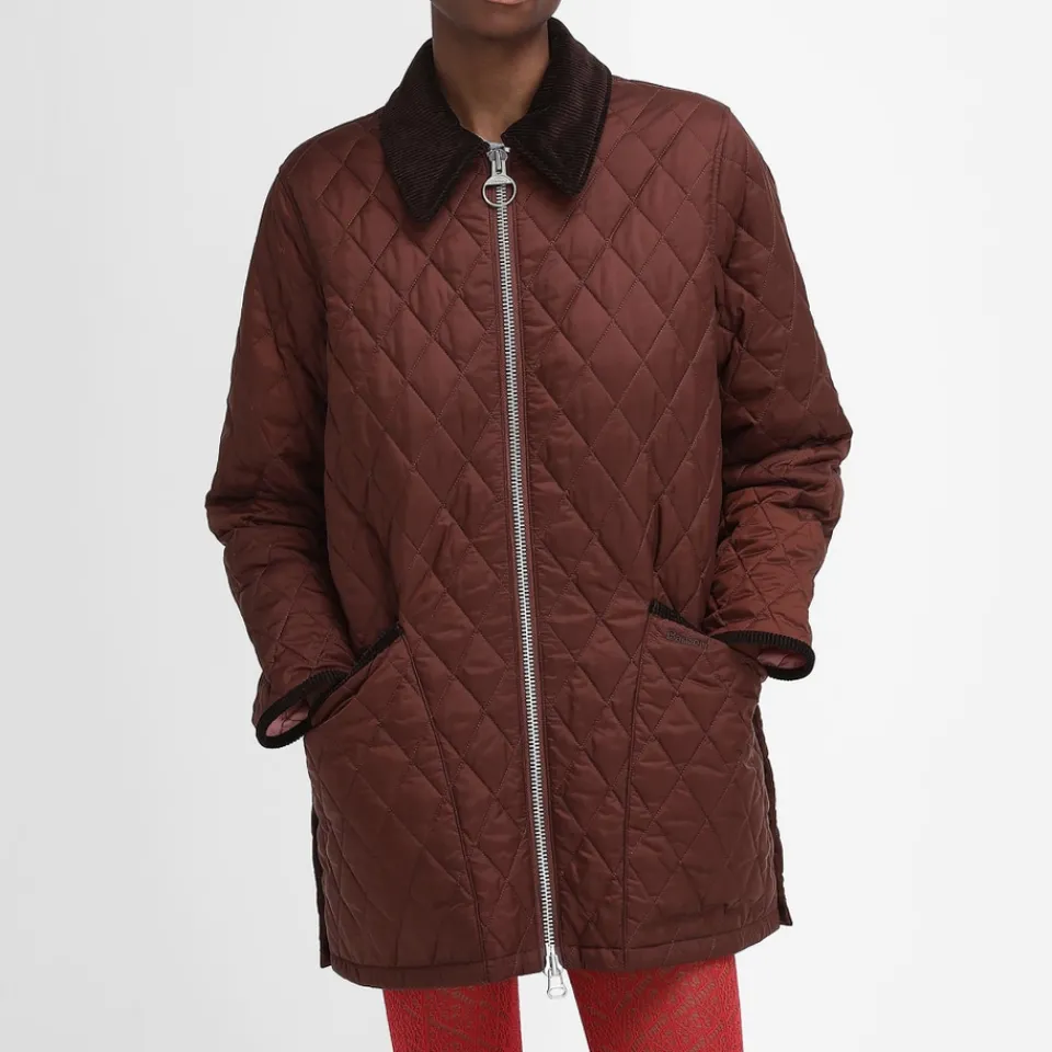 Jackets|Coats|Barbour x The Edit by Alexa Chung Quilted Shell Jacket - UK 8