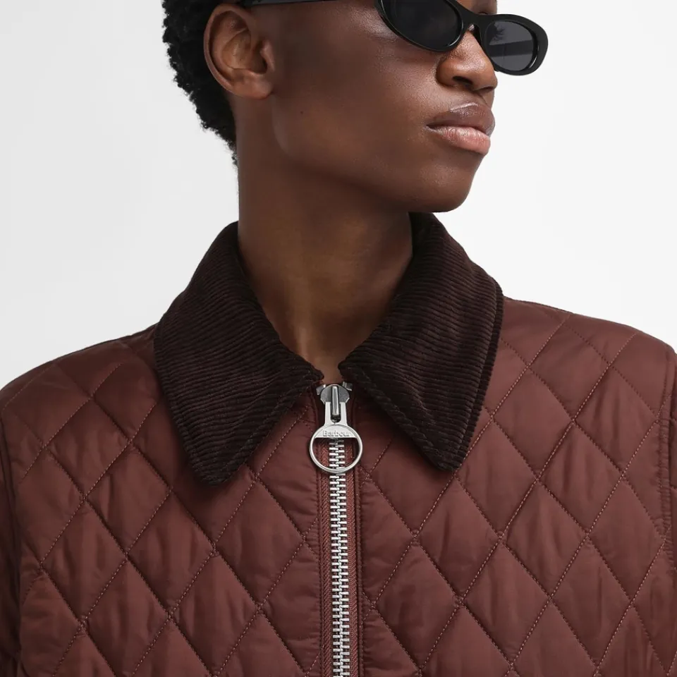 Jackets|Coats|Barbour x The Edit by Alexa Chung Quilted Shell Jacket - UK 8