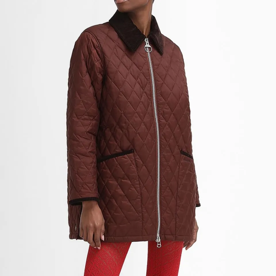 Jackets|Coats|Barbour x The Edit by Alexa Chung Quilted Shell Jacket - UK 8