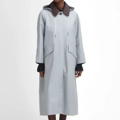 Jackets|Coats|Self-Portrait Barbour x The Edit by Alexa Chung Natalie Waxed Trench Coat - UK 12
