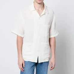 Shirts|Shirts|Autry Barena Venezia Donde Cotton and Linen-Blend Shirt - IT 48/M