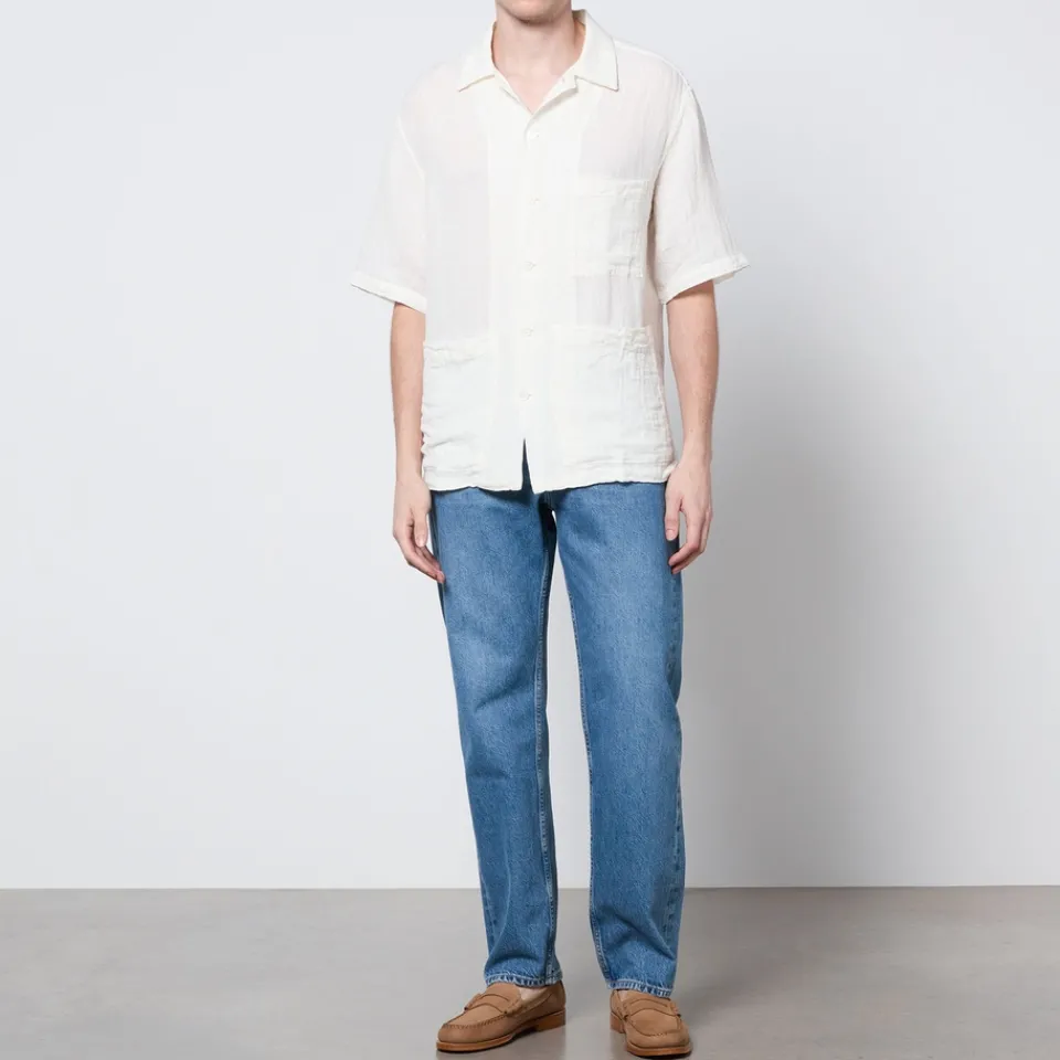 Shirts|Shirts|Autry Barena Venezia Donde Cotton and Linen-Blend Shirt - IT 48/M