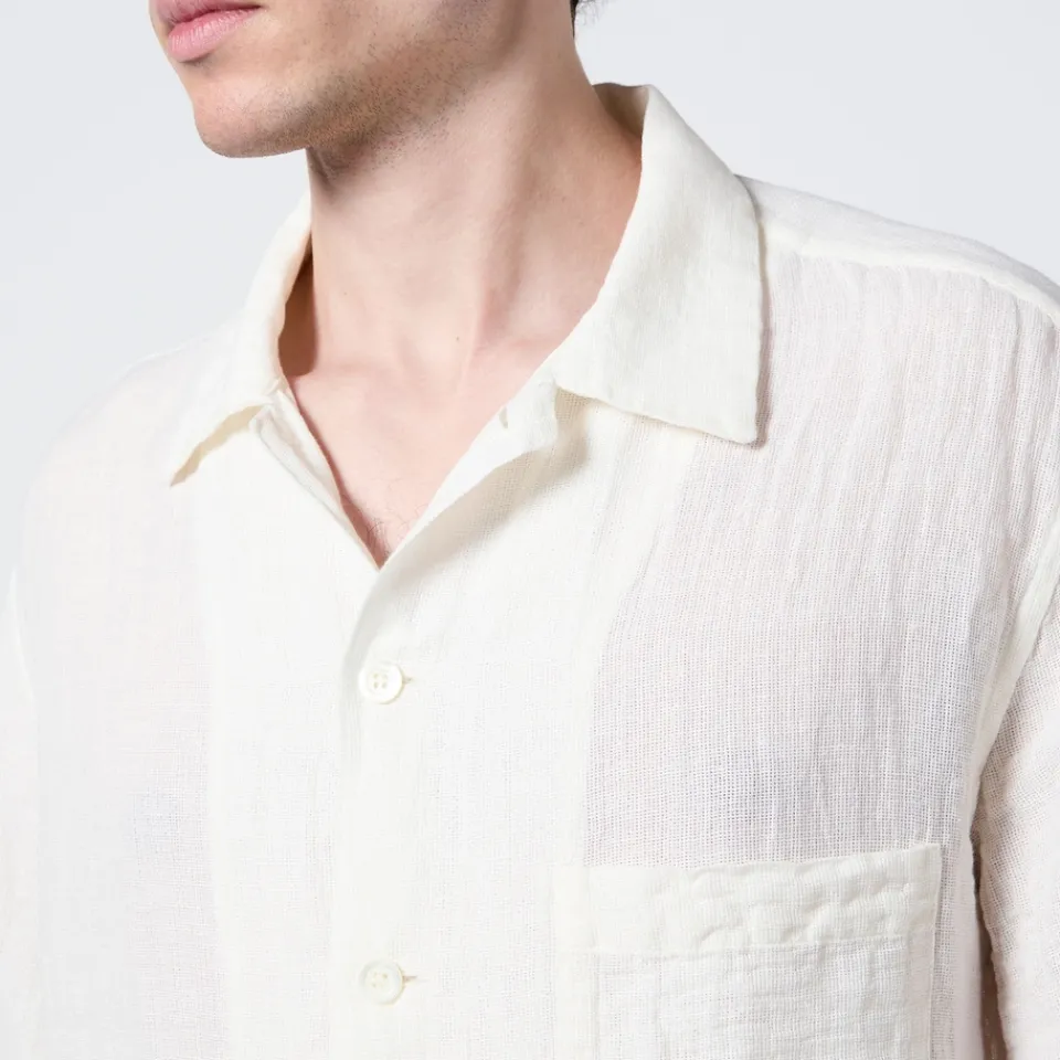 Shirts|Shirts|Autry Barena Venezia Donde Cotton and Linen-Blend Shirt - IT 48/M