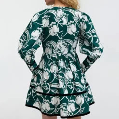 Dresses|Dresses|Batsheva Mini Clemmie Floral-Print Crepe Dress - US 4/UK 8