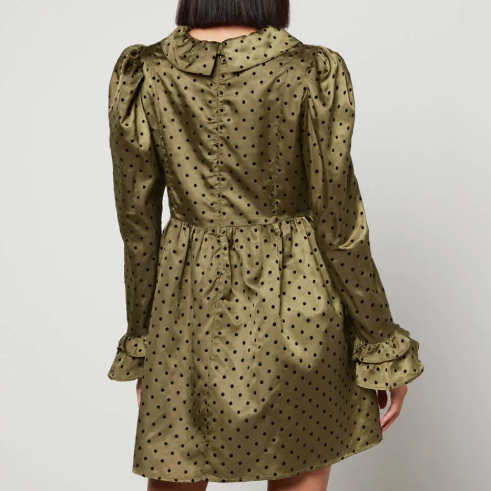 Dresses|Dresses|Dr. Martens Batsheva Prairie Polka-Dot Satin Mini Dress - US 6/UK 10