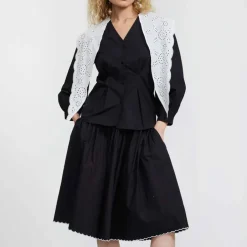 T-Shirts And Tops|Shirts And Blouses|Batsheva Sage Cotton Blouse - US 10/UK 14
