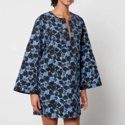 Dresses|Dresses|Baum Und Pferdgarten Abu Floral-Jacquard Mini Dress - EU 34/UK 6