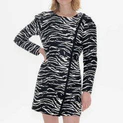 Dresses|Dresses|Dr. Martens Baum Und Pferdgarten Amelie Zebra-Print Mini Dress - EU 38/UK 10