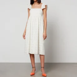 Dresses|Dresses|Stine Goya Baum Und Pferdgarten Ashaki Organic Cotton Midi Dress - EU 34/UK 6