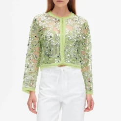 Jackets|Coats|Baum Und Pferdgarten Bethina Sequinned Mesh Cardigan - EU 36/UK 8
