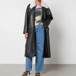 Jackets|Coats|Dr. Martens Baum Und Pferdgarten Delize Faux Leather Coat - EU 36/UK 8