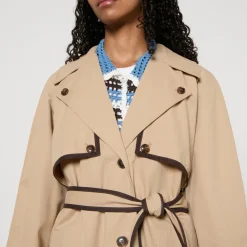 Jackets|Coats|Dr. Martens Baum Und Pferdgarten Deona Cotton-Gabardine Trench Coat - EU 42/UK 14