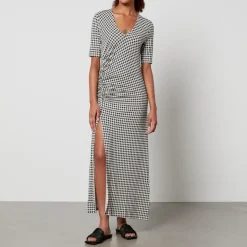 Dresses|Dresses|ïn home Baum und Pferdgarten Jeannette Houndstooth Jersey Dress - XS