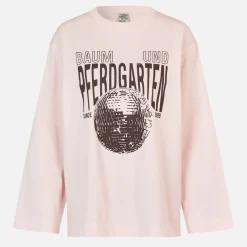 Loungewear|T-Shirts And Tops|ROTATE Birger Christensen Baum Und Pferdgarten Jeevana Cotton-Jersey T-Shirt - S
