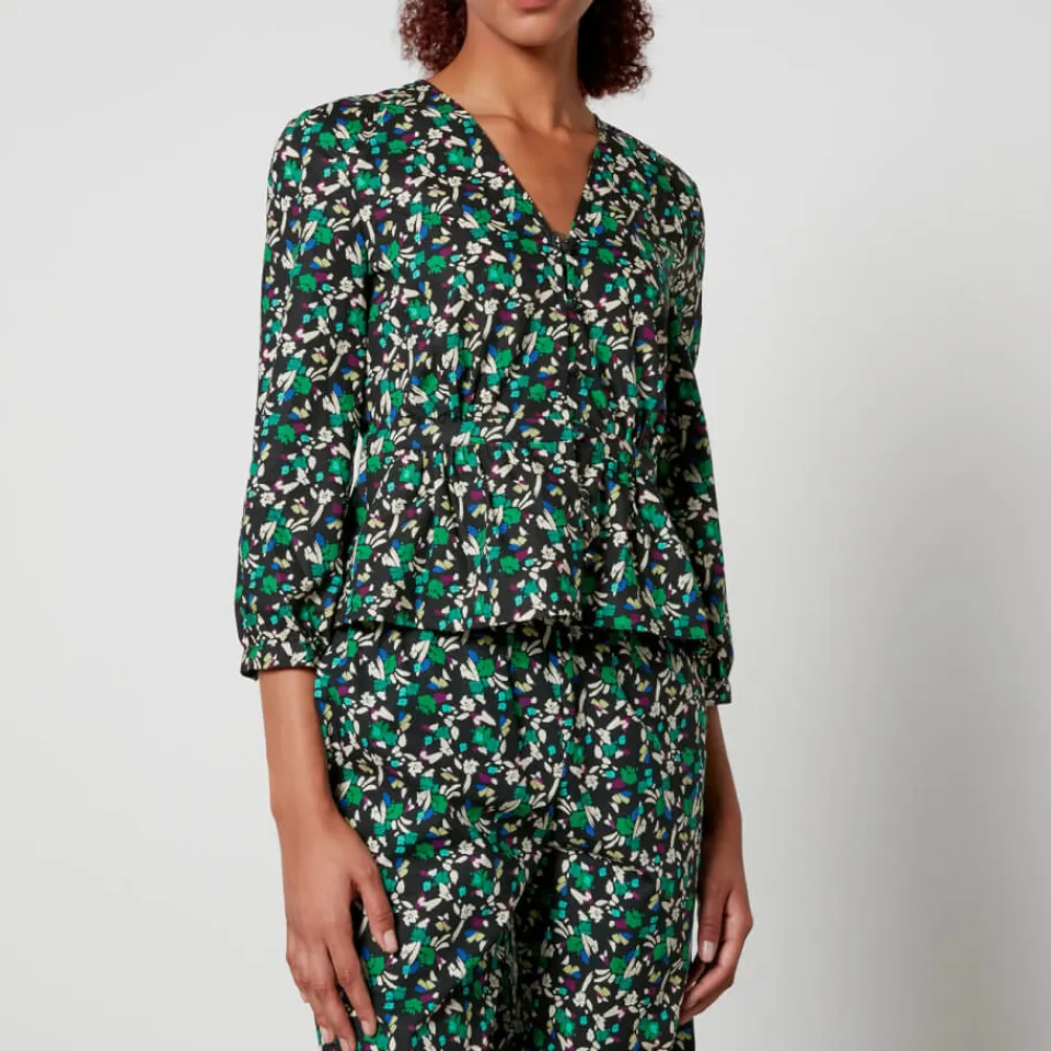 T-Shirts And Tops|Dr. Martens Baum und Pferdgarten Mayzie Floral-Print Organic Cotton Top - EU 34/UK 6
