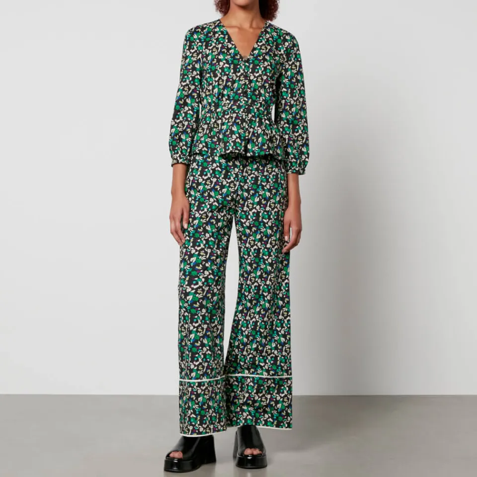 T-Shirts And Tops|Dr. Martens Baum und Pferdgarten Mayzie Floral-Print Organic Cotton Top - EU 34/UK 6