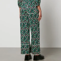 Trousers|Dr. Martens Baum und Pferdgarten Nala Floral-Print Cotton Trousers - EU 40/UK 12
