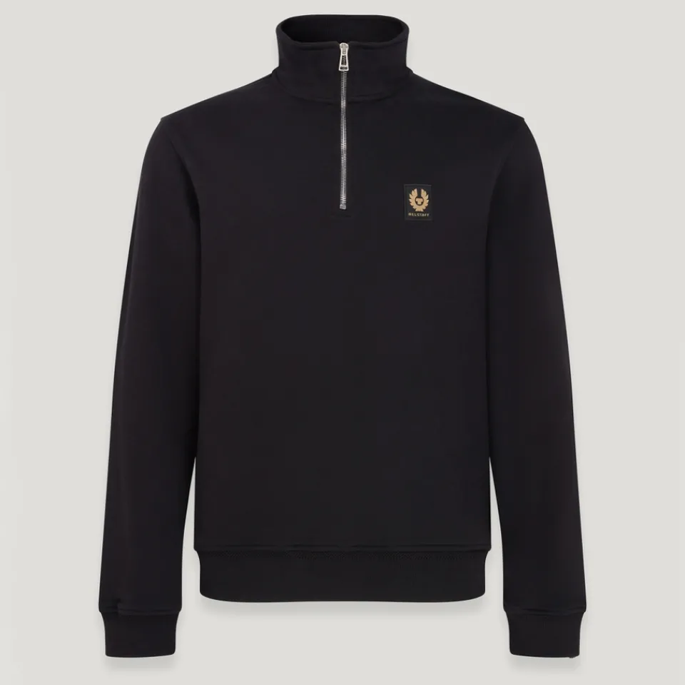 Sweatshirts|Belstaff Logo-Appliquéd Cotton-Jersey Sweatshirt - S