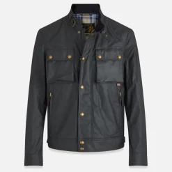 Jackets|Coats|Dr. Martens Belstaff Racemaster Waxed Cotton Jacket - IT 46/S