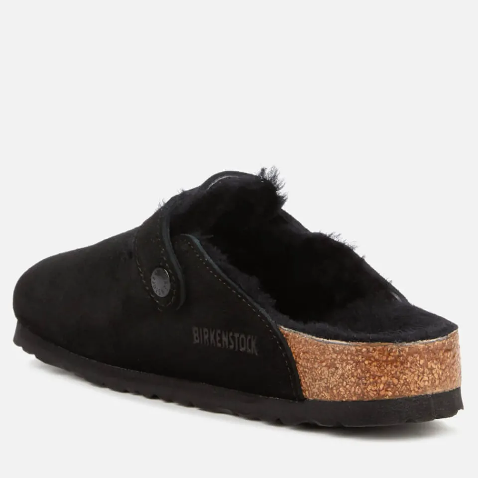 Sandals & Slides|Sandals|Dr. Martens Birkenstock Boston Suede And Shearling Mules - UK 3.5/EU 36