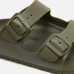 Sandals & Slides|Sandals|Birkenstock Men's Arizona Eva Double Strap Sandals - Khaki - UK 7.5