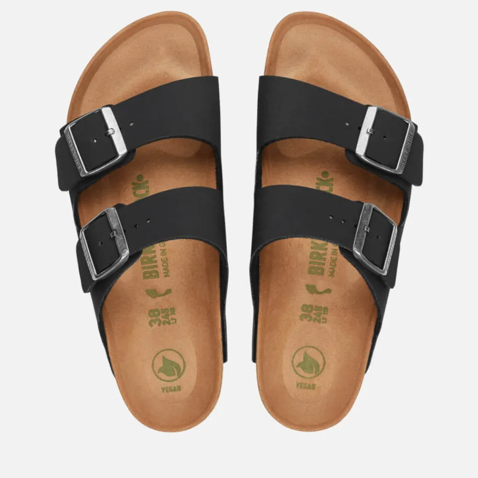 Sandals & Slides|Sandals|Birkenstock Men's Arizona Vegan Double Strap Sandals - Black - EU 44/UK 9.5