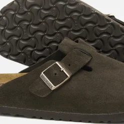Loungewear|Birkenstock Men's Boston Suede Mules - EU 41/UK 7.5