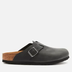 Sandals & Slides|Sandals|Birkenstock Women's Boston Oiled Leather Mules - Black - EU 36/UK 3.5