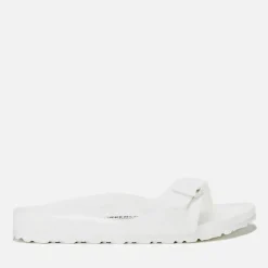 Flats|Birkenstock Women's Madrid Slim Fit Eva Single Strap Sandals - White - EU 37/UK 4.5