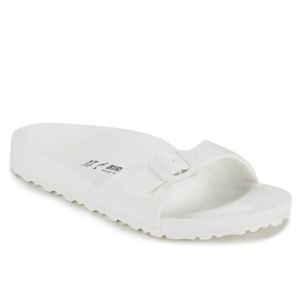 Flats|Birkenstock Women's Madrid Slim Fit Eva Single Strap Sandals - White - EU 37/UK 4.5