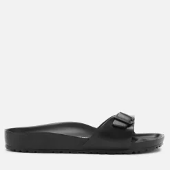 Sandals & Slides|Sandals|Birkenstock Women's Madrid Slim Fit Eva Single Strap Sandals - Black - EU 37/UK 4.5