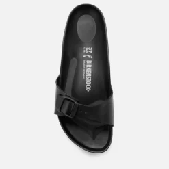 Sandals & Slides|Sandals|Birkenstock Women's Madrid Slim Fit Eva Single Strap Sandals - Black - EU 37/UK 4.5