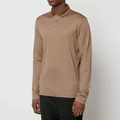 Polo Shirts|BOSS Black Pleins 23 Cotton-Blend Jacquard Polo Shirt - S