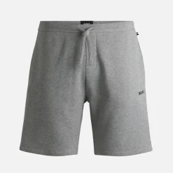 Shorts|Shorts|BOSS Bodywear Lounge Cotton-Blend Waffle-Knit Shorts - M