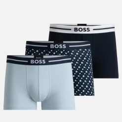 Underwear|Dr. Martens BOSS Bodywear 3-Pack Bold Cotton-Jersey Boxer Trunks - S
