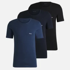 T-Shirts|T-Shirts|Mallet BOSS Bodywear 3-Pack Cotton-Jersey T-Shirts - S