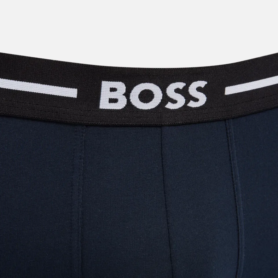 Underwear|BOSS Bodywear Three-Pack Bold Stretch-Cotton Boxer Trunks - S
