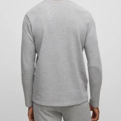 T-Shirts|T-Shirts|Dr. Martens BOSS Bodywear Waffle-Knit Cotton-Blend T-Shirt - S