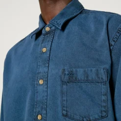 Shirts|Shirts|AMI BOSS Orange Lamboo Cotton-Twill Shirt - XL